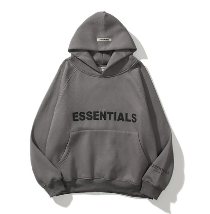 Essentials Hoodie Men Women – Dark Grey